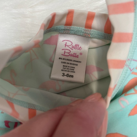 | Ruffle Butts | rash guard. Size 3-6. - Picture 3 of 3